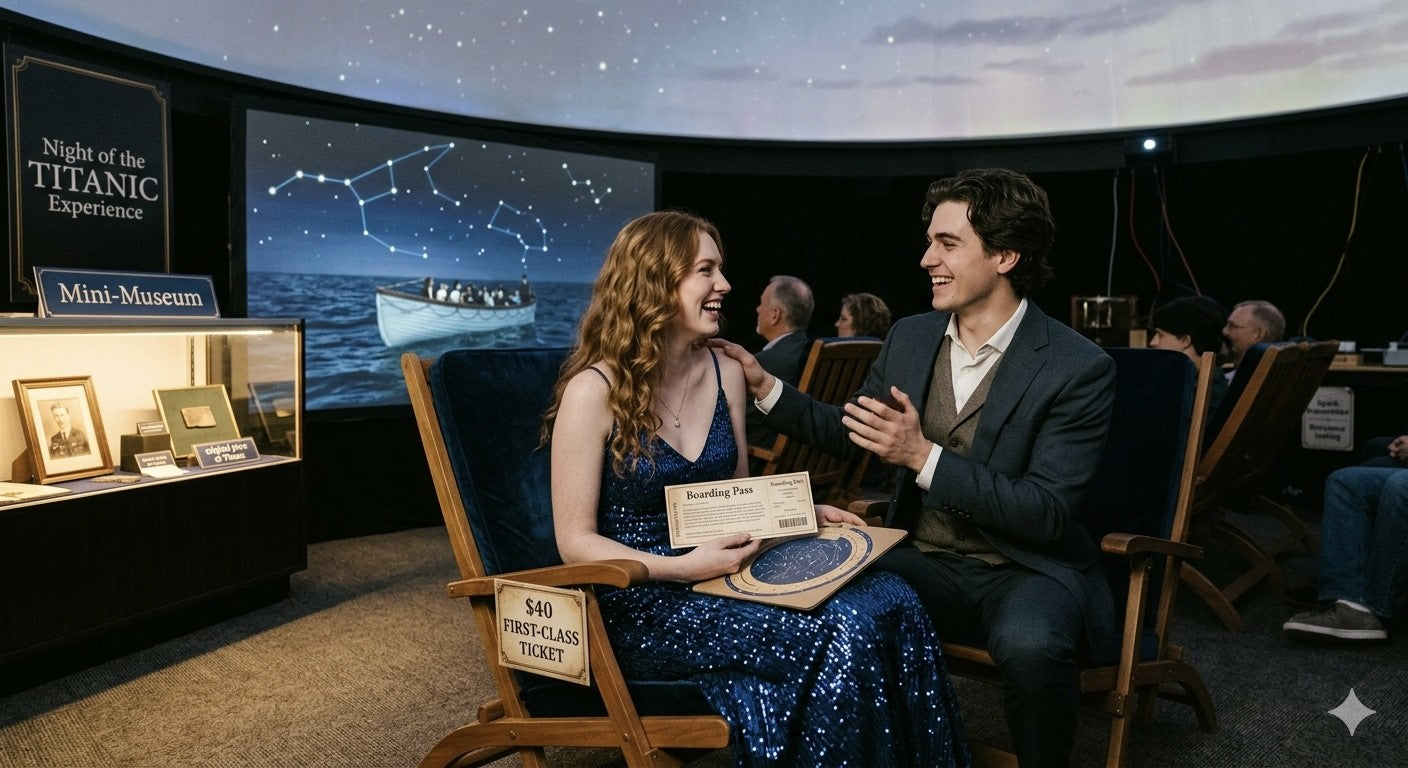 Ticket: Saturday August 15th 4:00 pm Night of the Titanic Experience