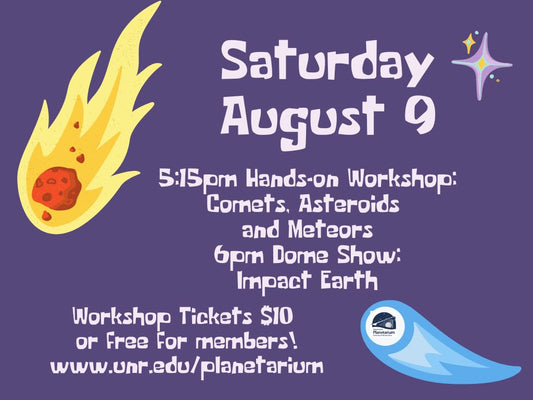 Ticket: Saturday August 9th--Promo Admission Second Saturday Hands-On Workshop 5:15 pm