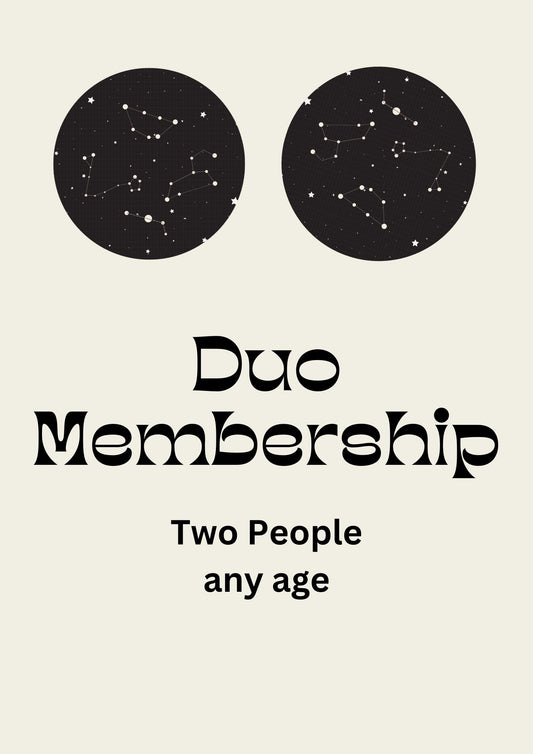 Membership: Duo (any age)