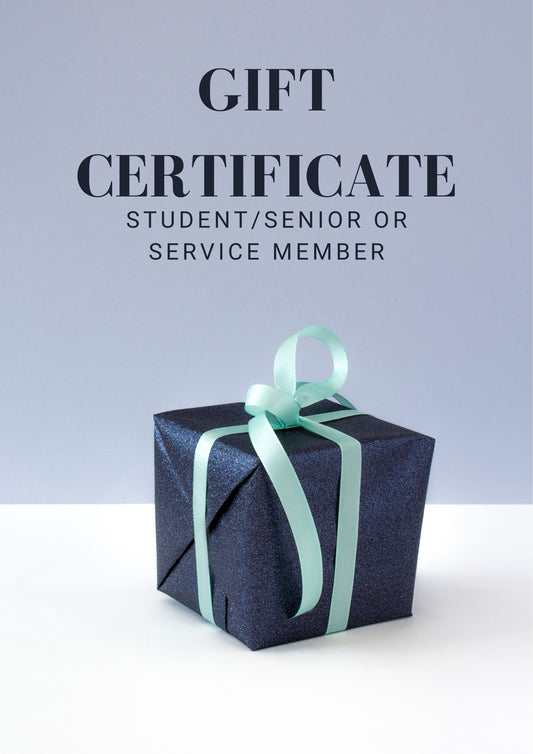 Gift Certificate - Student/Senior/Service Ticket